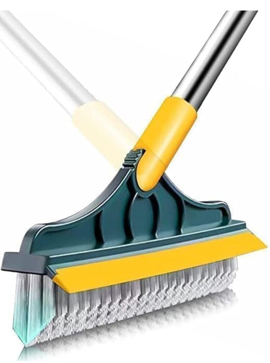 2-in-1 Bathroom Cleaning Brush with Wiper