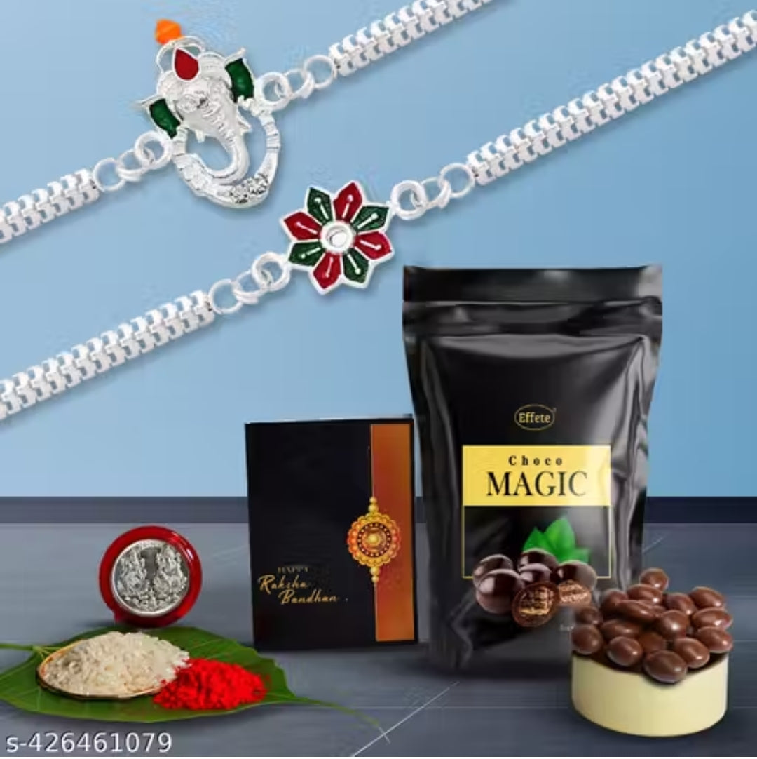 Rakhi Combo For Brother With Choco Magic (45Gm)