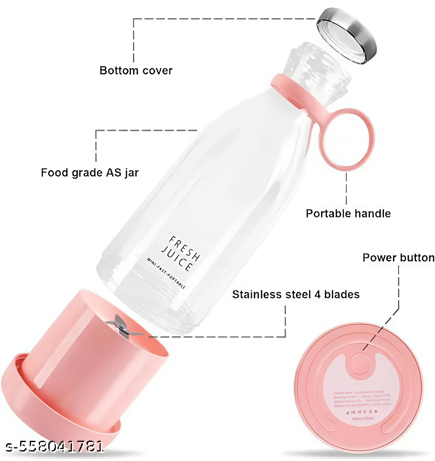 Rechargeable Juicer Blender for Smoothies & Juices....