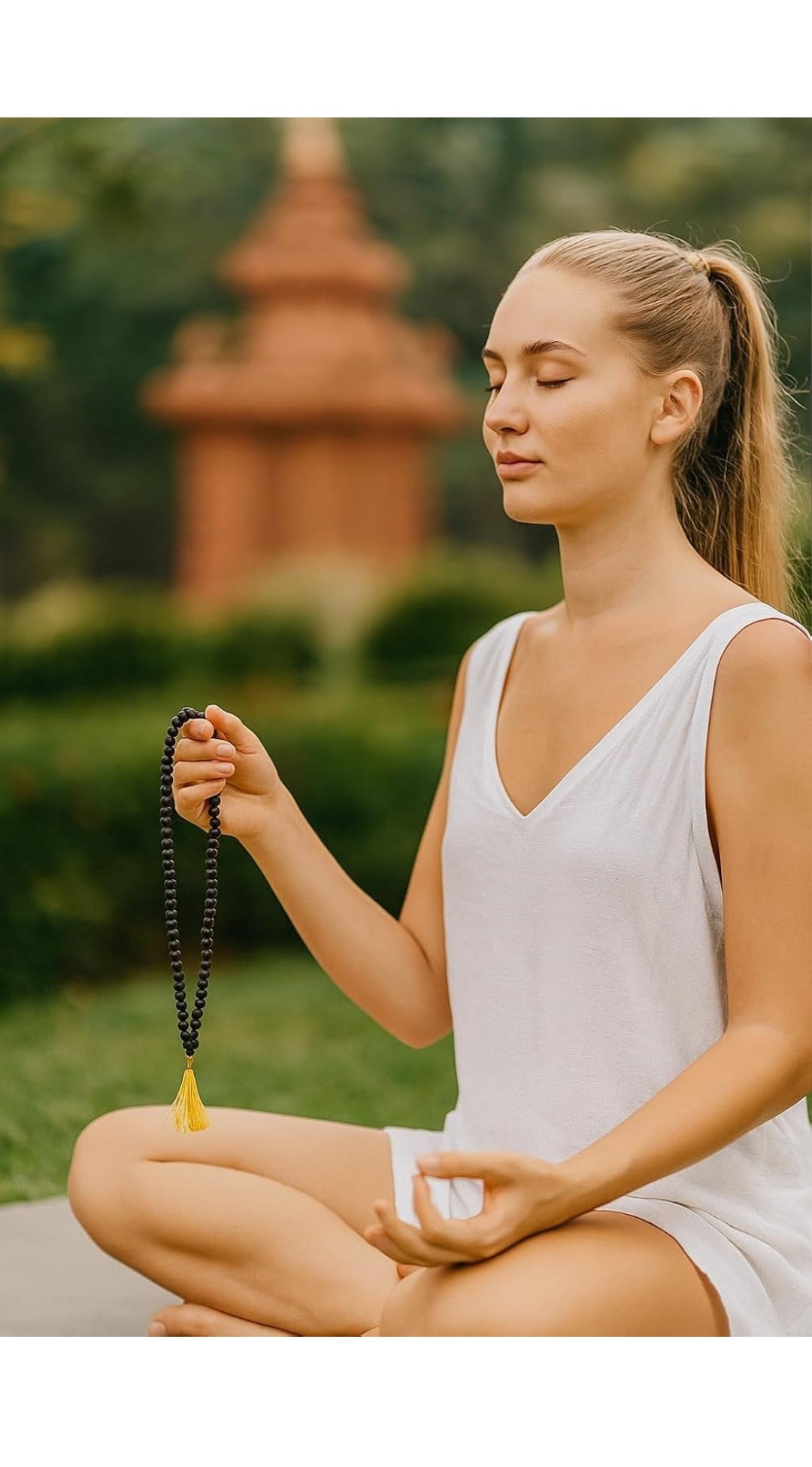 Original Karungali Mala 108 Beads Ebony Wood