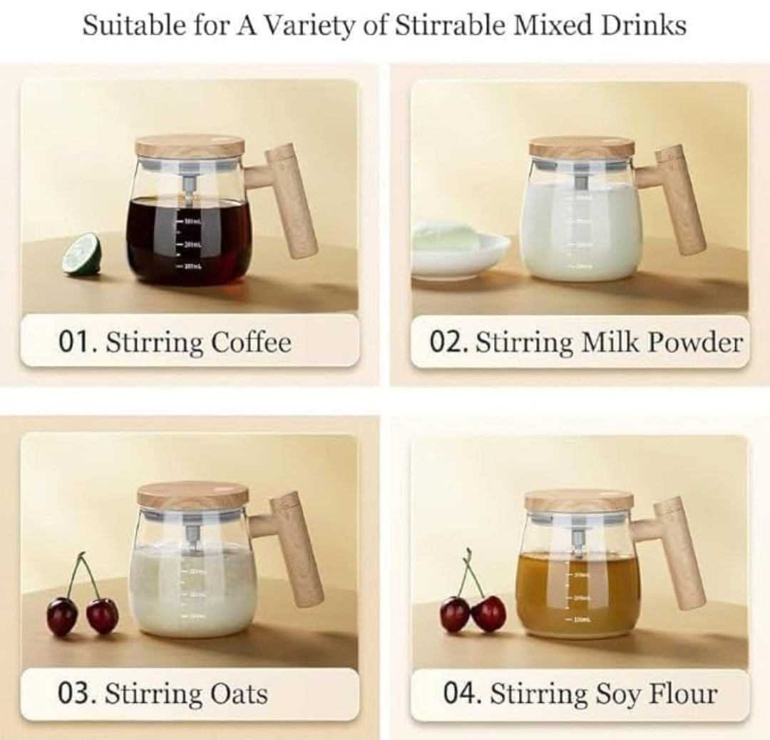 Self Stirring Mug, Electric Mixing Cup, Coffee Mug