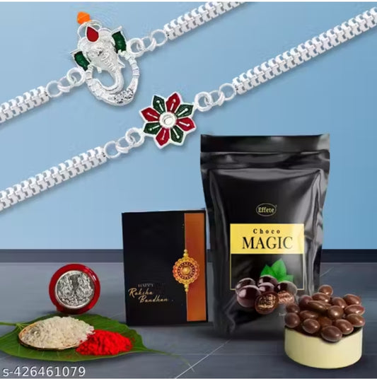 Rakhi Combo For Brother With Choco Magic (45Gm)