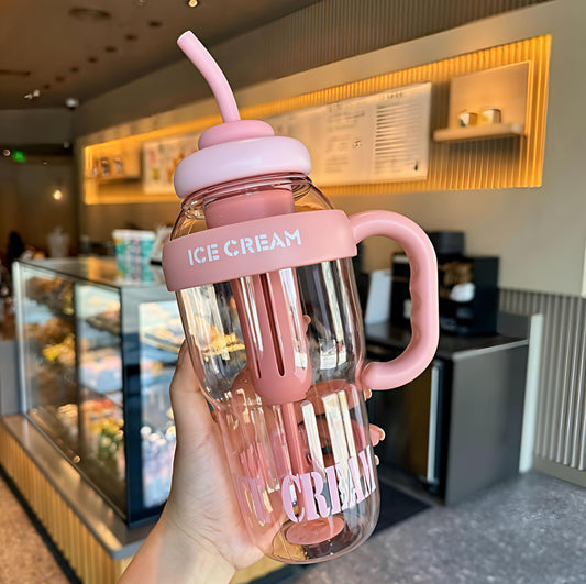 Varnamiya ice cream peach infuser bottle - 1300ml